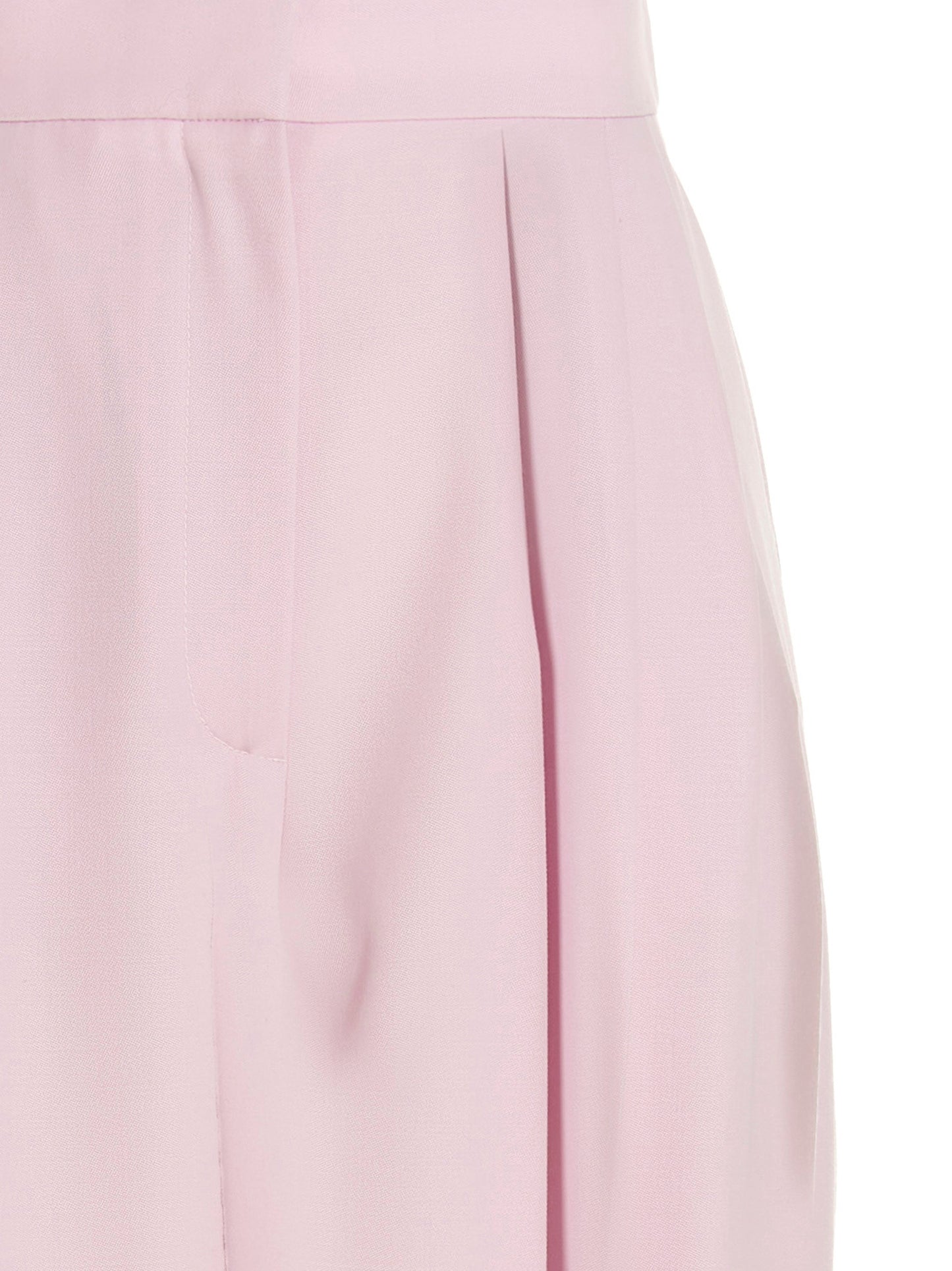 Casual Pants by Alexander McQueen for women in wool multicolor & pink features an refined tailoring silhouette, showcasing a premium with a and long cut for a refined tailoring look.
