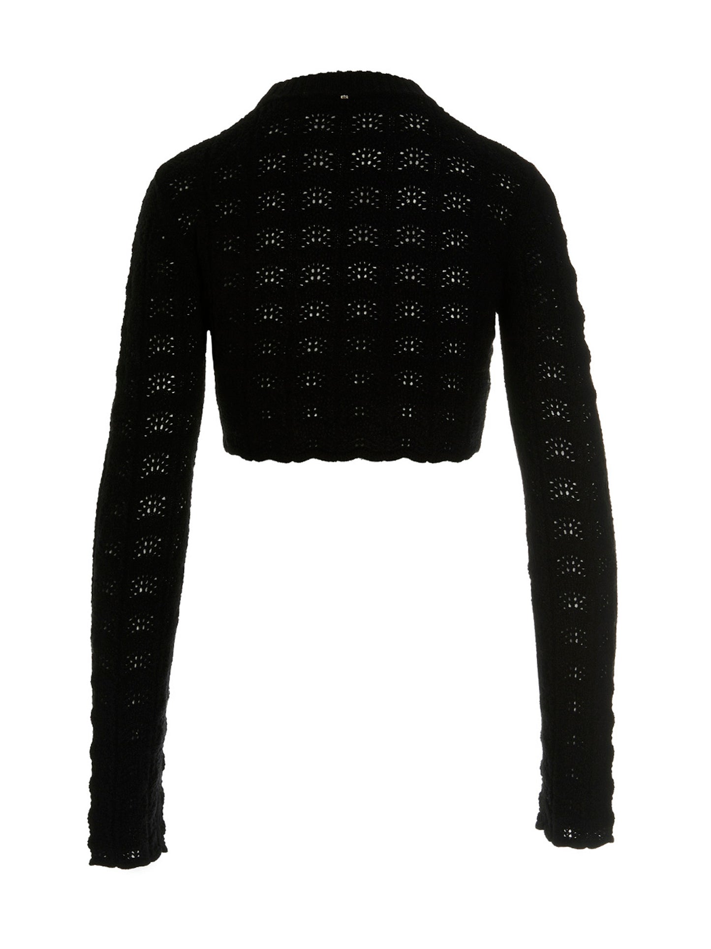 Cardigan by Sportmax for women in cashmere black showcases a captivating silhouette, artfully detailed with a captivating and for a truly sophisticated captivating look.