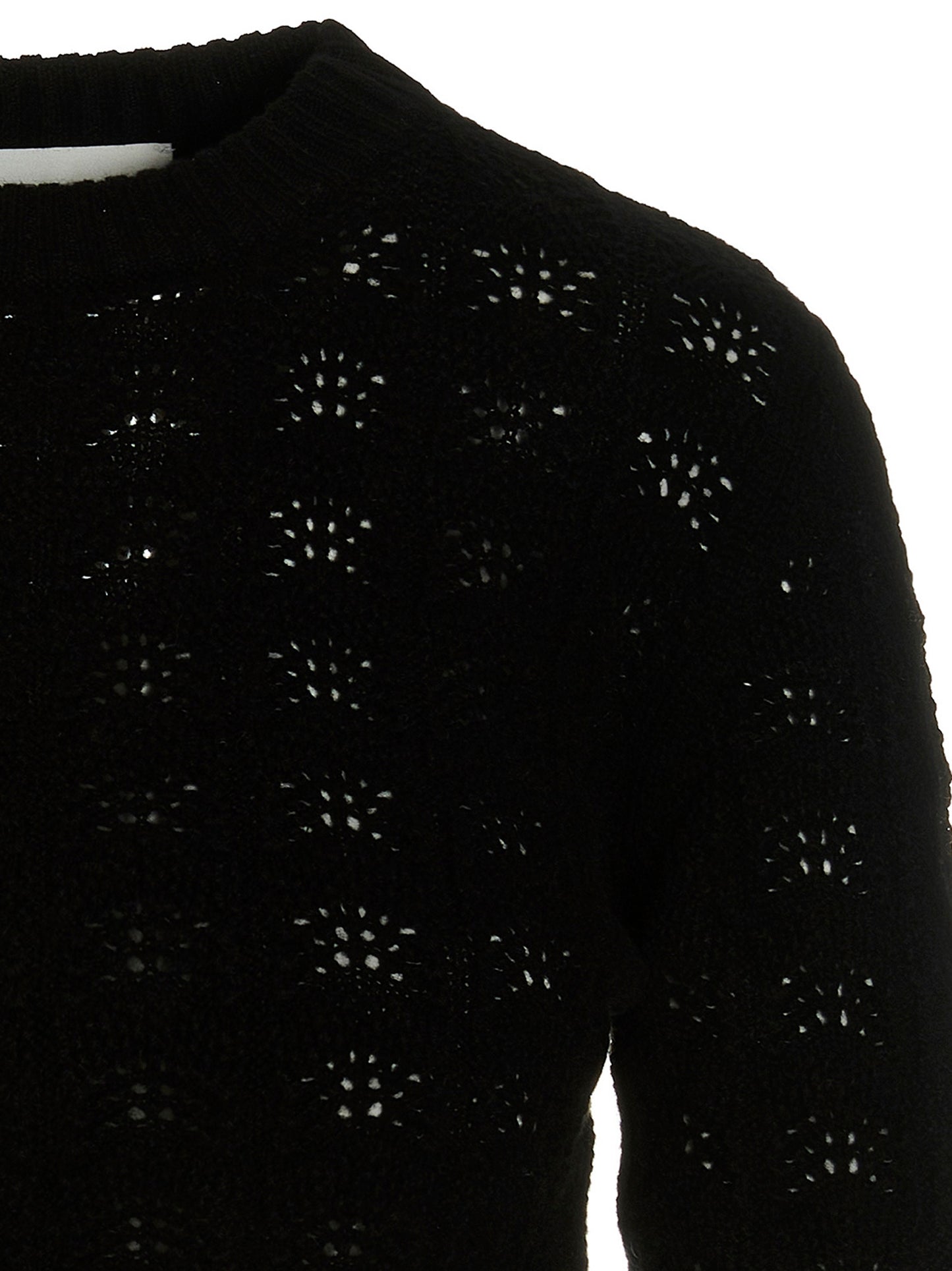 Cardigan by Sportmax for women in cashmere black features an impeccable silhouette, showcasing a sophisticated and detail for a truly impeccable finish.