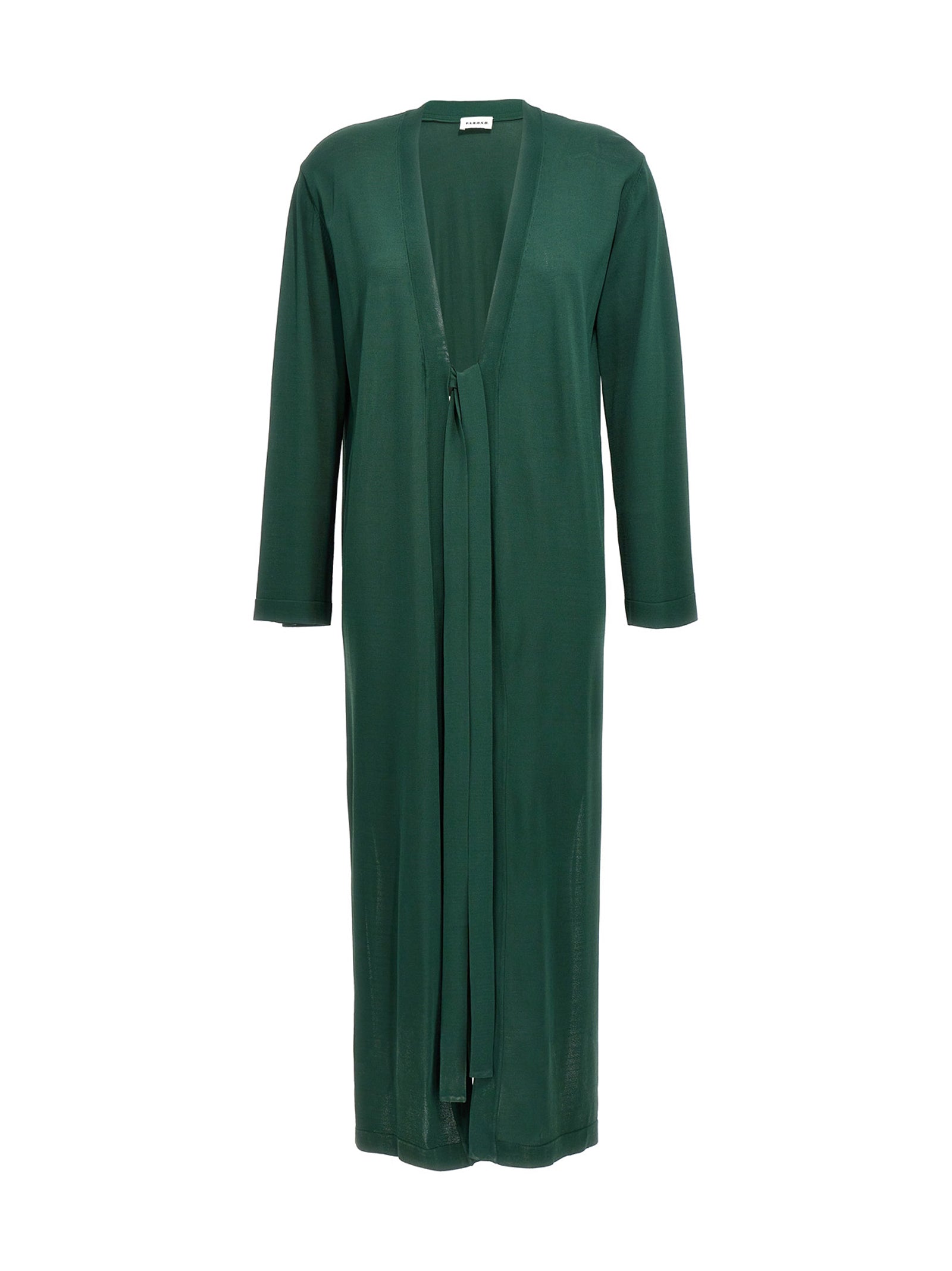 Cardigan by P.A.R.O.S.H. for women in polyamide viscose bicolour & green features an crisp silhouette, showcasing a sophisticated and long-sleeve detail for a truly crisp finish.