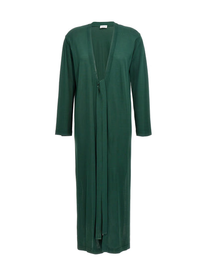 Cardigan by P.A.R.O.S.H. for women in polyamide viscose bicolour & green features an crisp silhouette, showcasing a sophisticated and long-sleeve detail for a truly crisp finish.