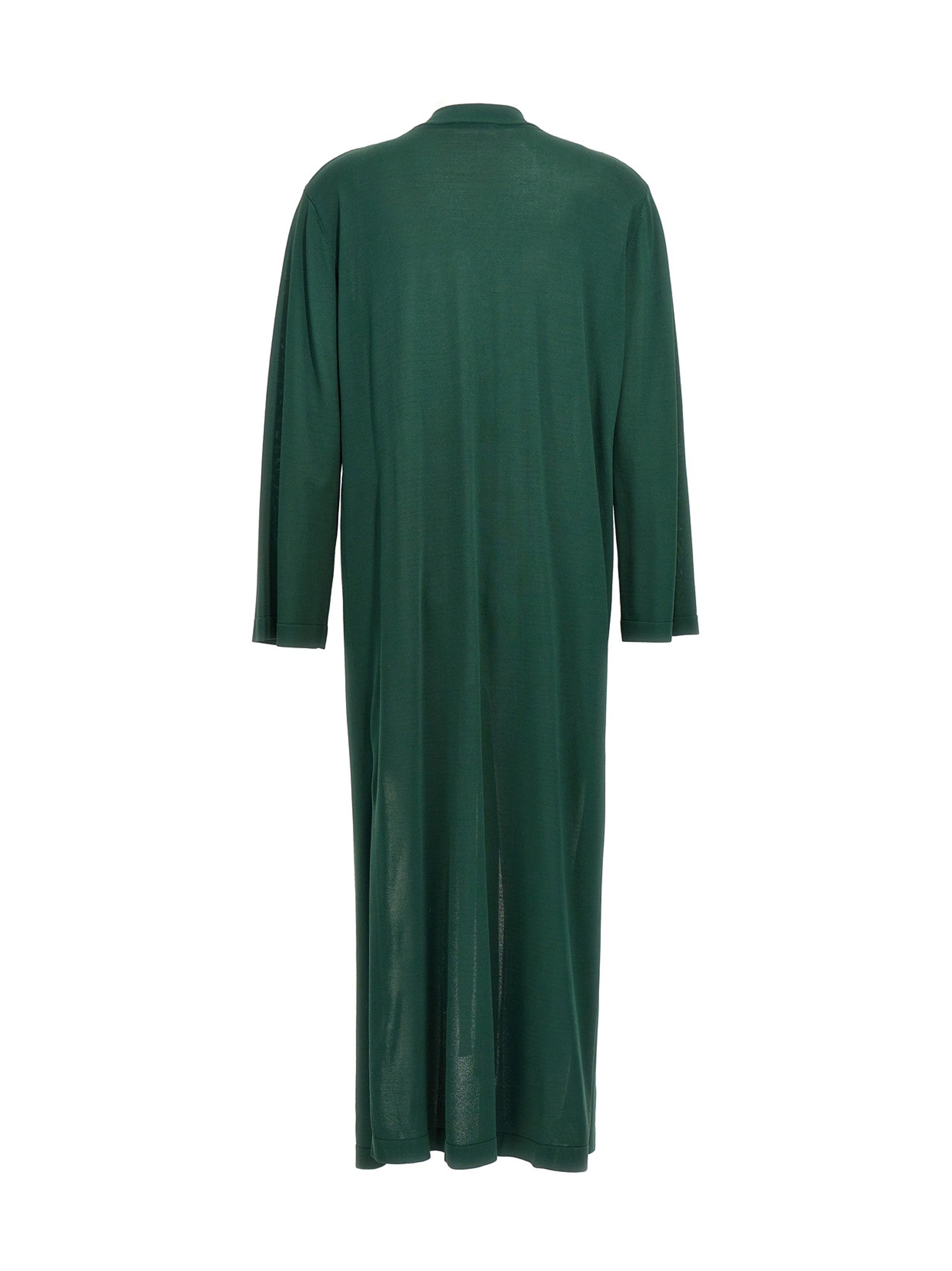 Cardigan by P.A.R.O.S.H. for women in polyamide viscose bicolour & green features a dramatic silhouette, showcasing a sophisticated and dramatic detail for a timeless, premium look.
