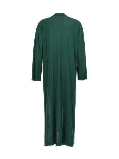 Cardigan by P.A.R.O.S.H. for women in polyamide viscose bicolour & green features a dramatic silhouette, showcasing a sophisticated and dramatic detail for a timeless, premium look.