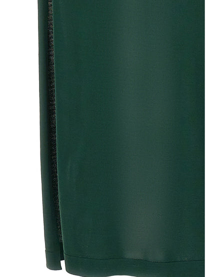 Cardigan by P.A.R.O.S.H. for women in polyamide viscose bicolour & green showcases a luxurious silhouette, meticulously detailed with a sophisticated and for a refined finish.