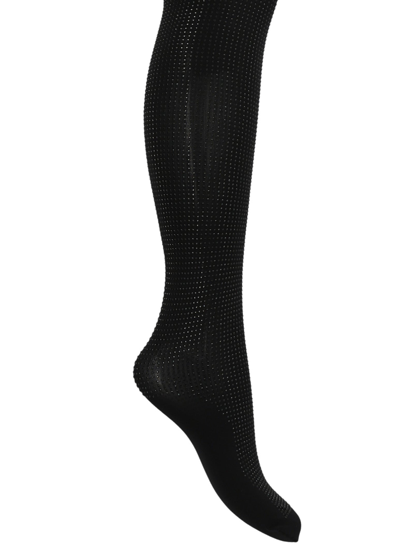 Hosiery by Wolford for women in polyamide 7 sequins black showcases a discreet silhouette, expertly designed as Women's Polyamide 7 Sequins Hosiery with a discreet finish for a sophisticated look.