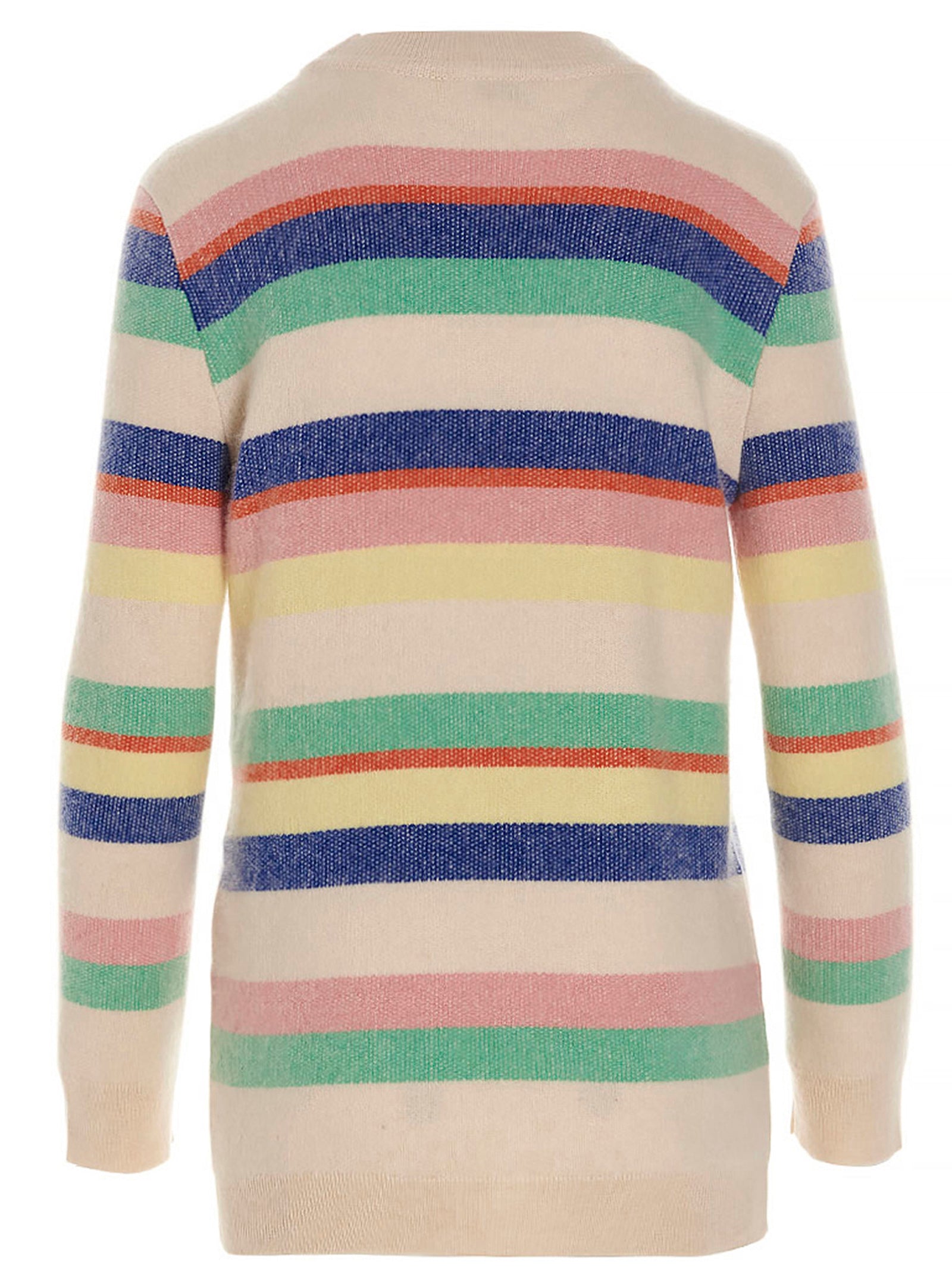 Cardigan by MIXIK for women in cashmere multicolor features an crisp silhouette, showcasing a sophisticated and detail for a truly crisp finish.