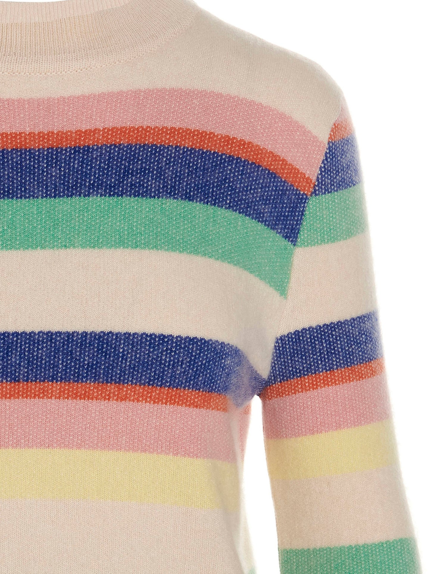 Cardigan by MIXIK for women in cashmere multicolor features an impeccable silhouette, showcasing a sophisticated and detail for a truly impeccable finish.
