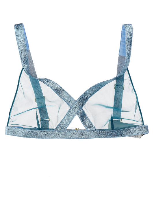 Bra by Tom Ford for women in polyamide light-blue features a discreet silhouette, showcasing the discreet design and fit of this Women's Polyamide Bra.