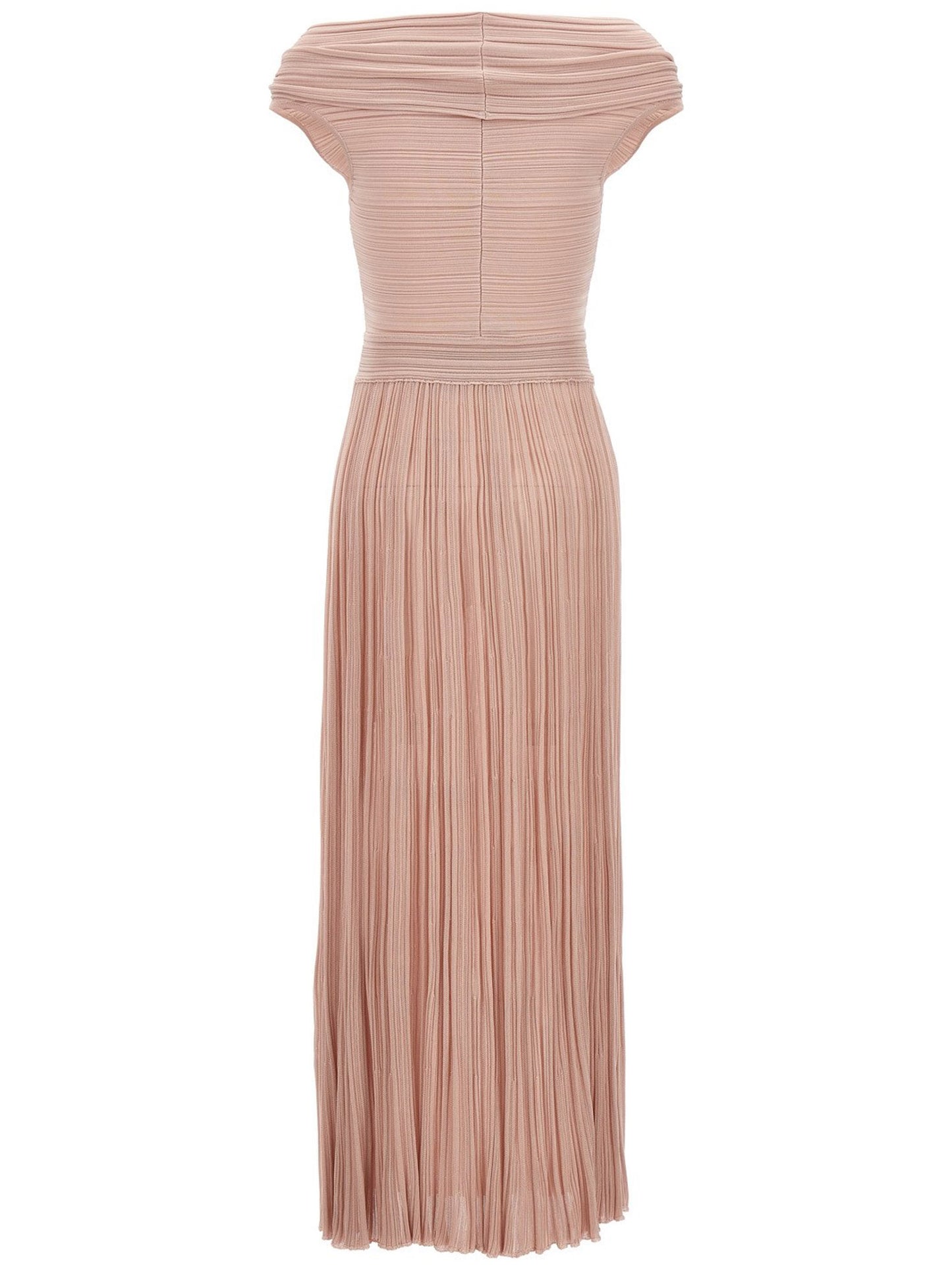 ANTONINO VALENTI Women's Stretch Polyamide Viscose Dress - Multicolor Pink