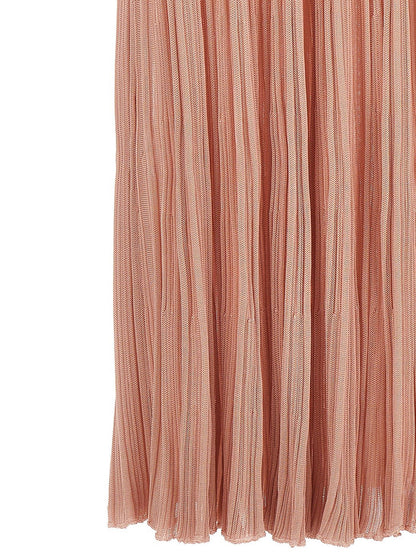 ANTONINO VALENTI Women's Stretch Polyamide Viscose Dress - Multicolor Pink