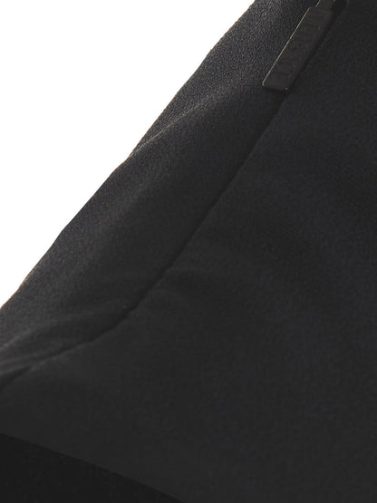 Dress by Versace for women in acetate & viscose black features an magnificent silhouette, artfully detailed with a magnificent and that flows into an magnificent midi.
