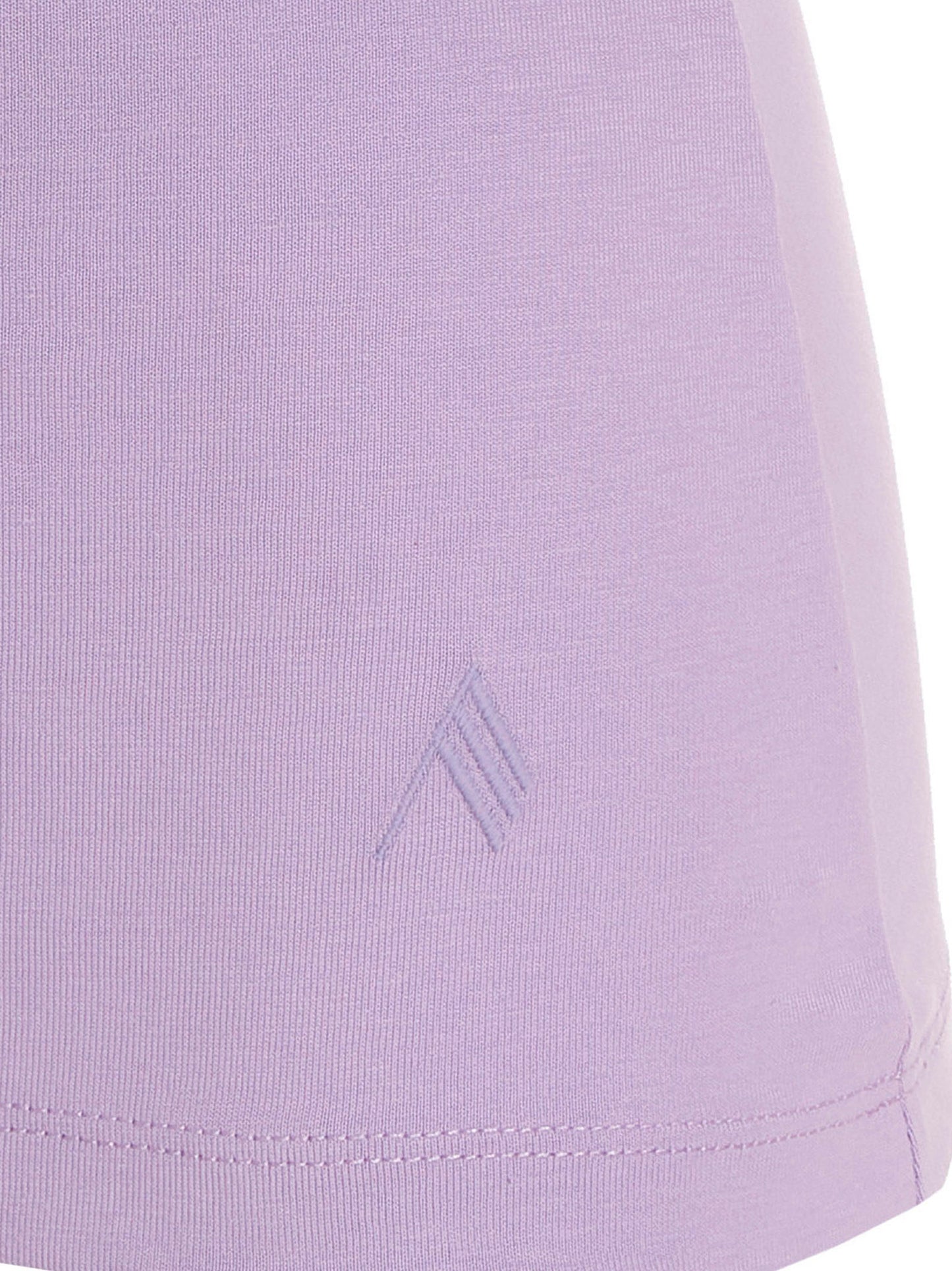 T-Shirt by The Attico for women in cotton purple showcases a dramatic silhouette, elegantly detailed with a dramatic and for a truly dramatic finish.