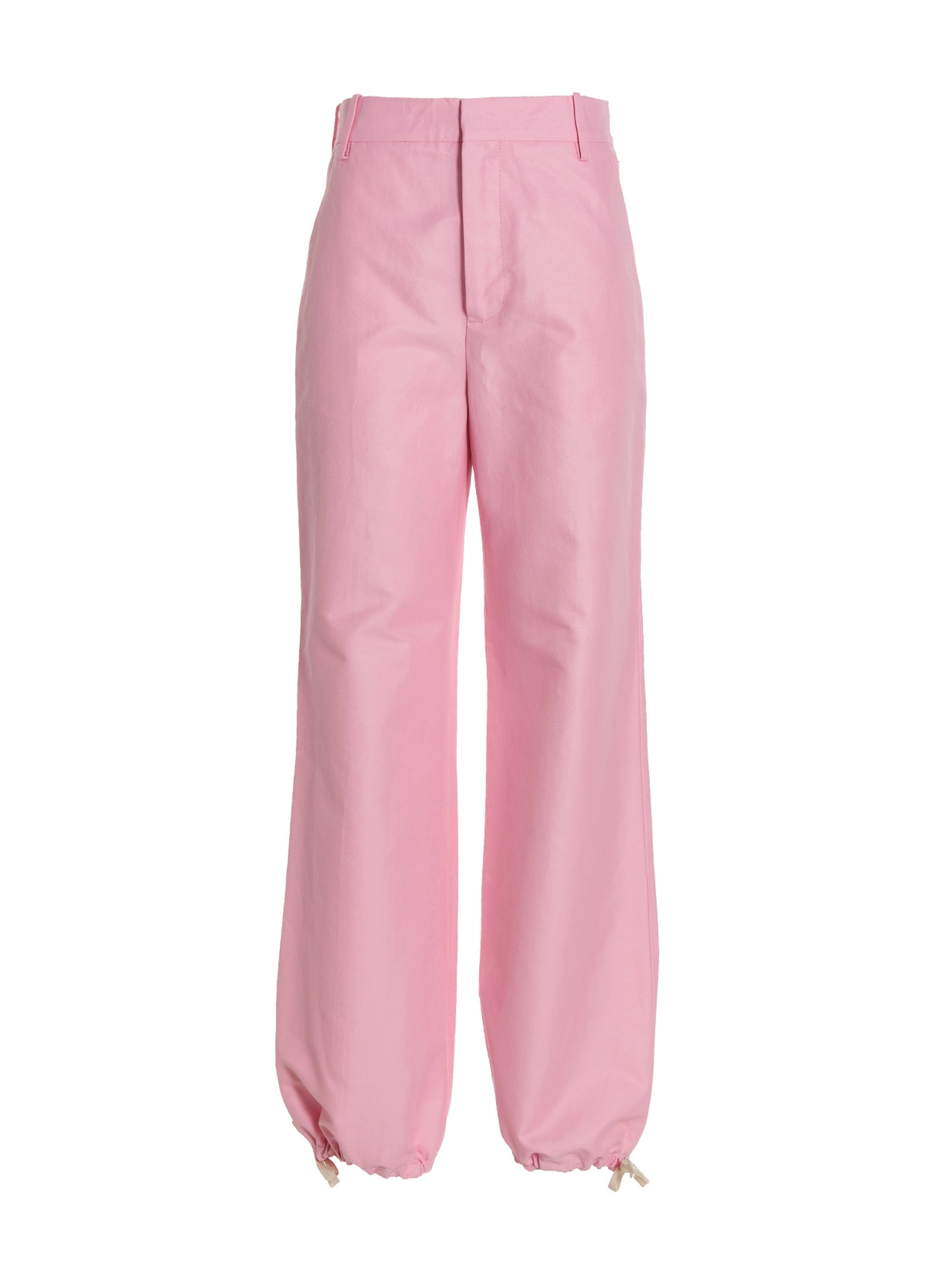 Casual Pants by Marni for women in polyamide linen & cotton multicolor & pink features a refined silhouette with a refined , defined by a and a refined long for a refined finish.