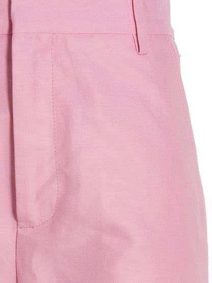 Casual Pants by Marni for women in polyamide linen & cotton multicolor & pink features an sophisticated and with a precise long, creating a sophisticated and sophisticated silhouette.