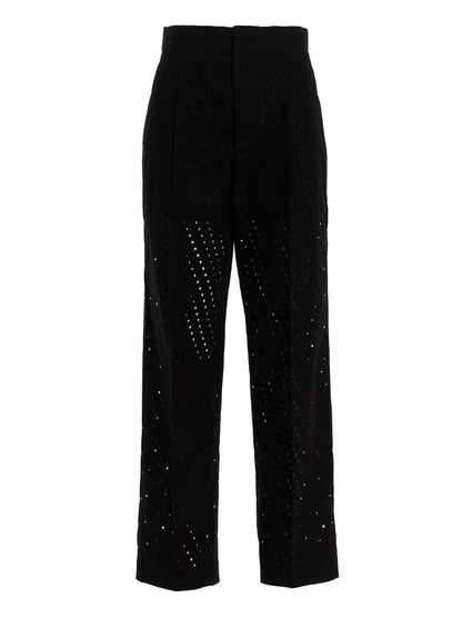 Jeans by NUDE for women in cotton black & nude features an sartorial and long with a cut for a sartorial finish.
