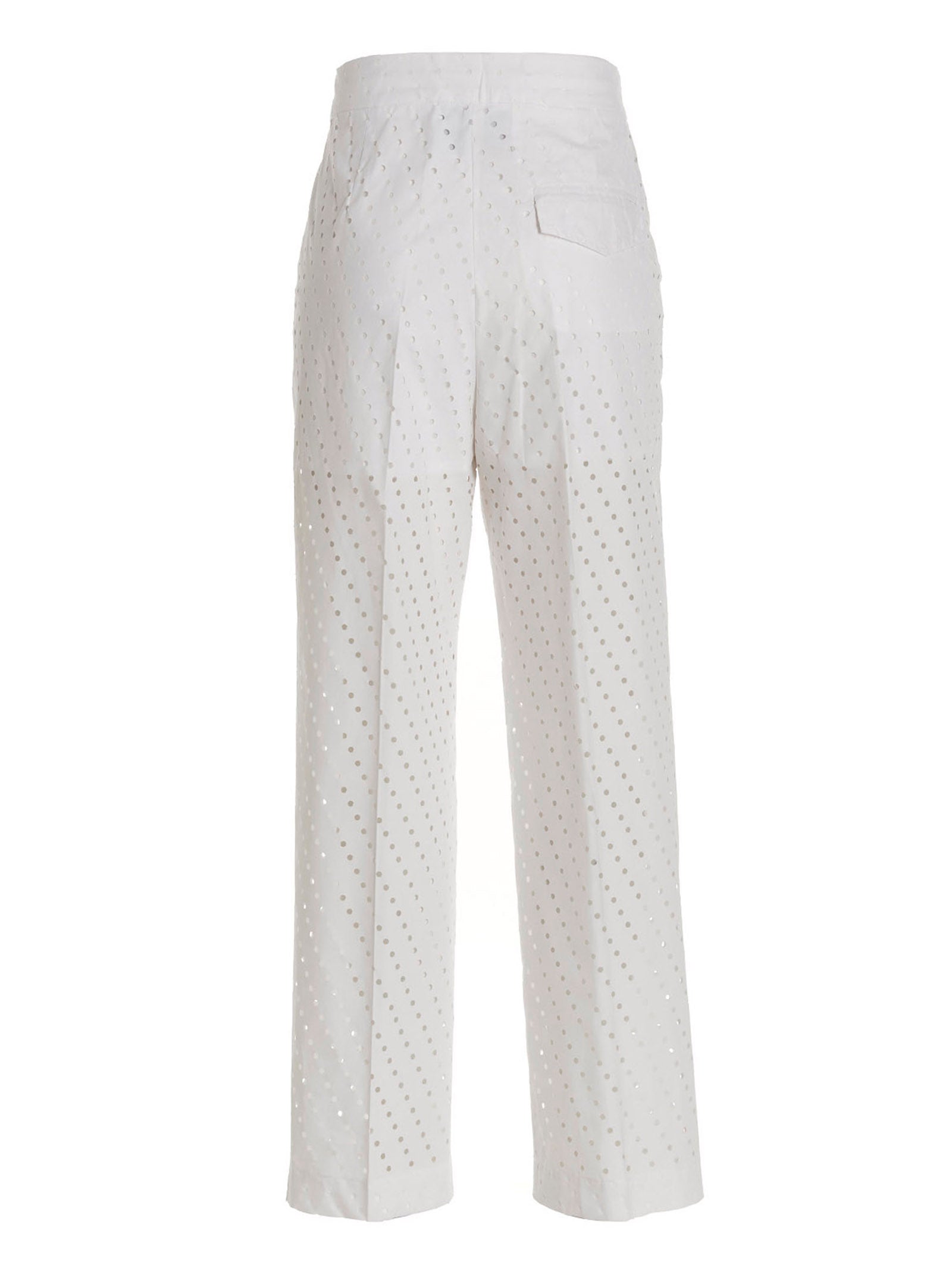 Jeans by NUDE for women in denim cotton nude & white features an refined tailoring silhouette, showcasing a premium straight-leg with a high rise and long cut for a refined tailoring look.