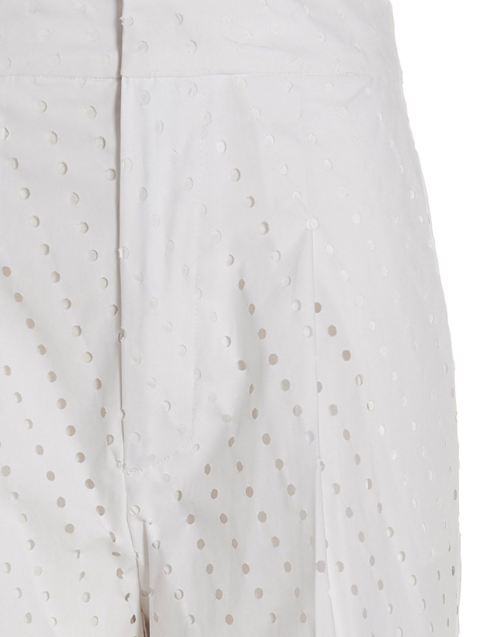 Jeans by NUDE for women in denim cotton nude & white presents a tailored silhouette, showcasing a tailored straight-leg and long cut with a refined high rise for a truly tailored aesthetic.