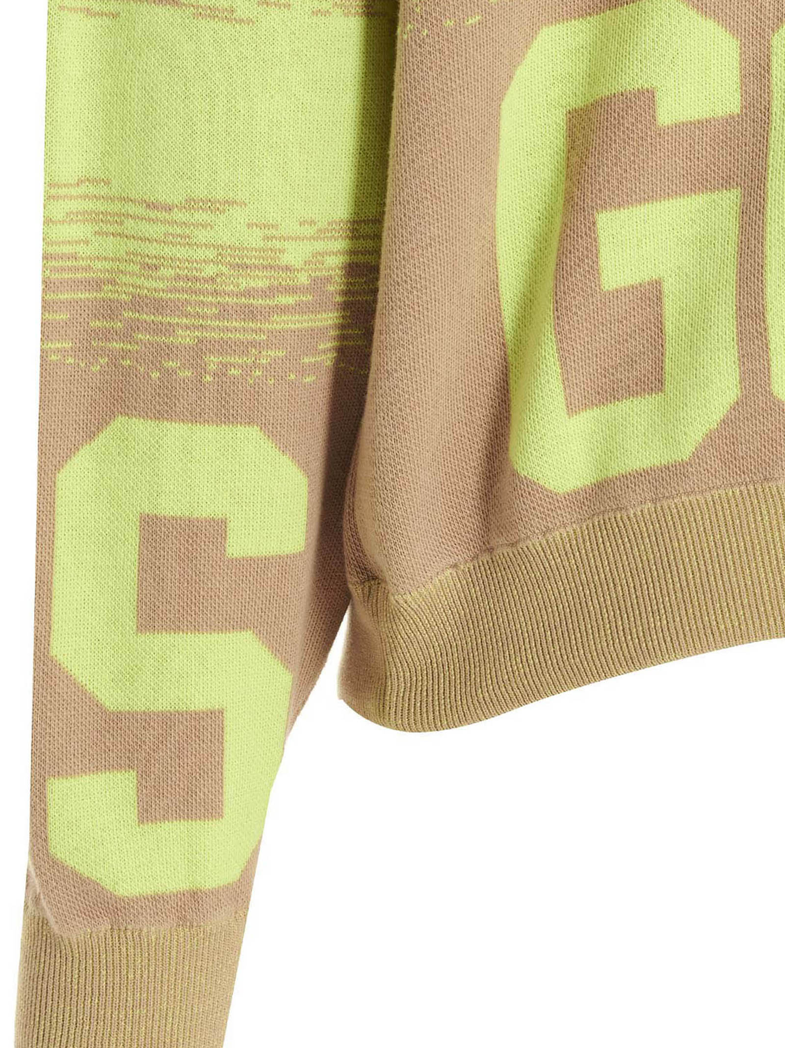 Cardigan by GCDS for men in cotton multicolor, patterned & jacquard features an crisp silhouette, showcasing a sophisticated and detail for a truly crisp finish.