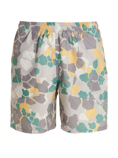 Short Trousers by Objects IV Life for men in polyethylene multicolor & print features an effortless chic silhouette, meticulously tailored with a sophisticated , short, and for a effortless chic finish.