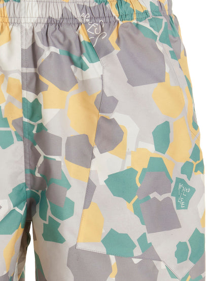 Short Trousers by Objects IV Life for men in polyethylene multicolor & print, featuring a effortlessly chic and short with a effortlessly chic .