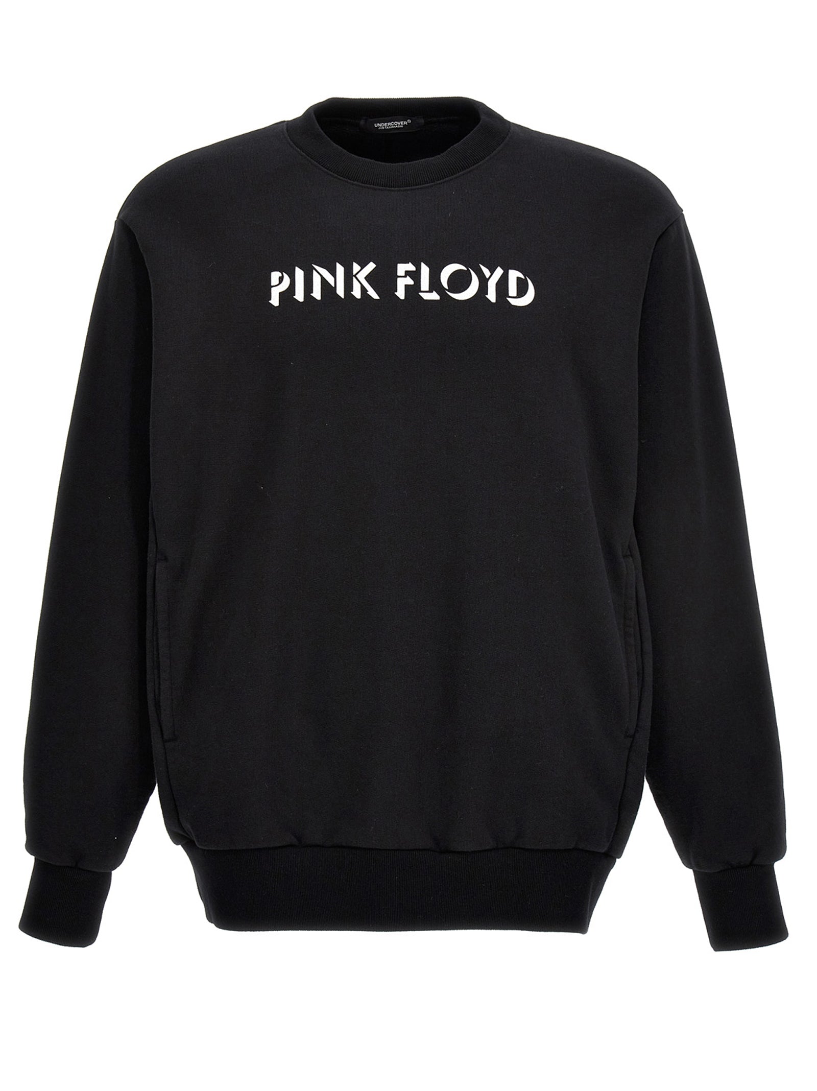 Sweatshirt by Undercover for men in cotton bicolour, black, pink, white & print features an exquisite silhouette, showcasing long-sleeve and details for a exquisite look.