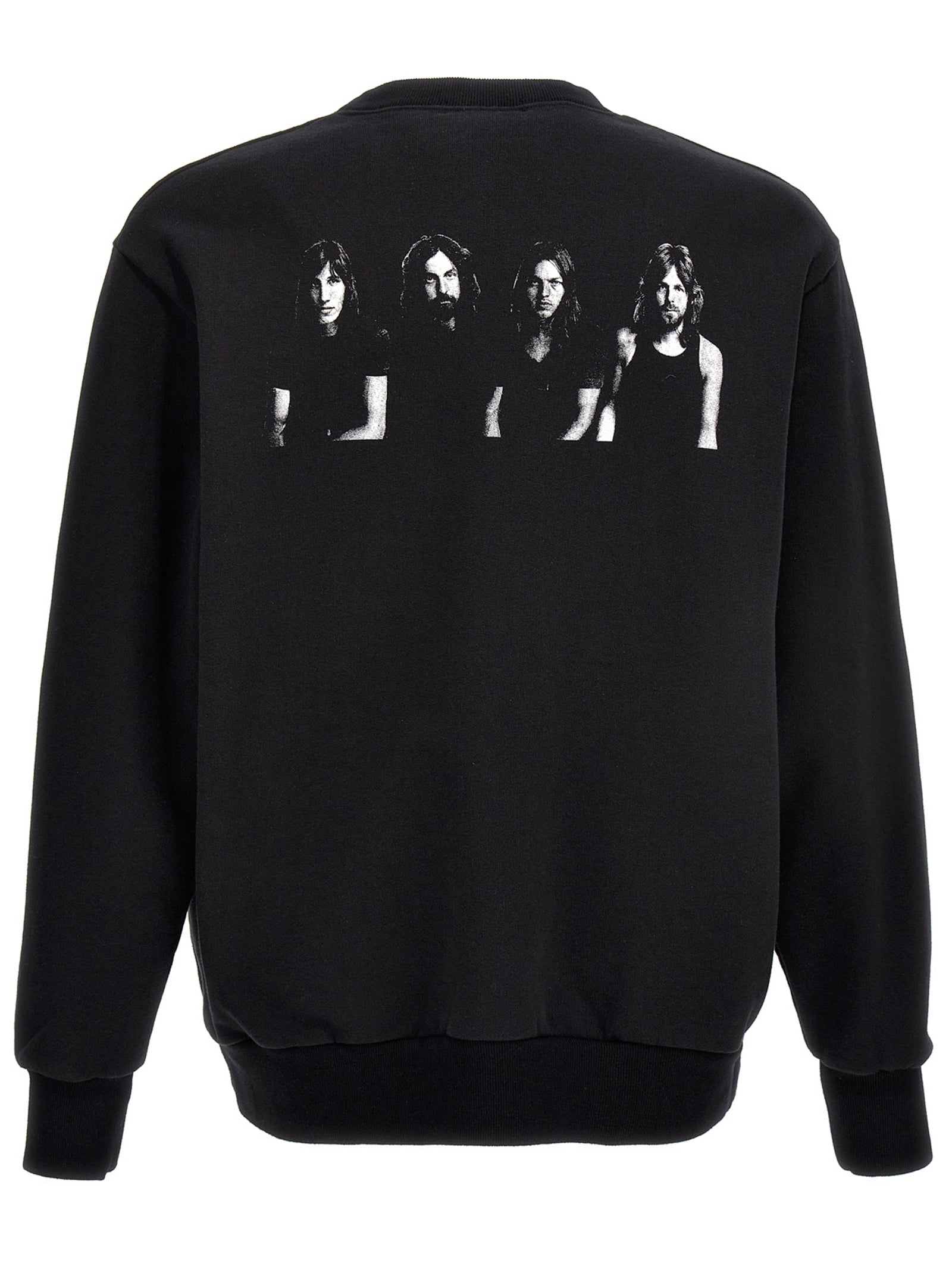 Sweatshirt by Undercover for men in cotton bicolour, black, pink, white & print features an provocated silhouette, detailed with a provocated and a refined for a sophisticated aesthetic.