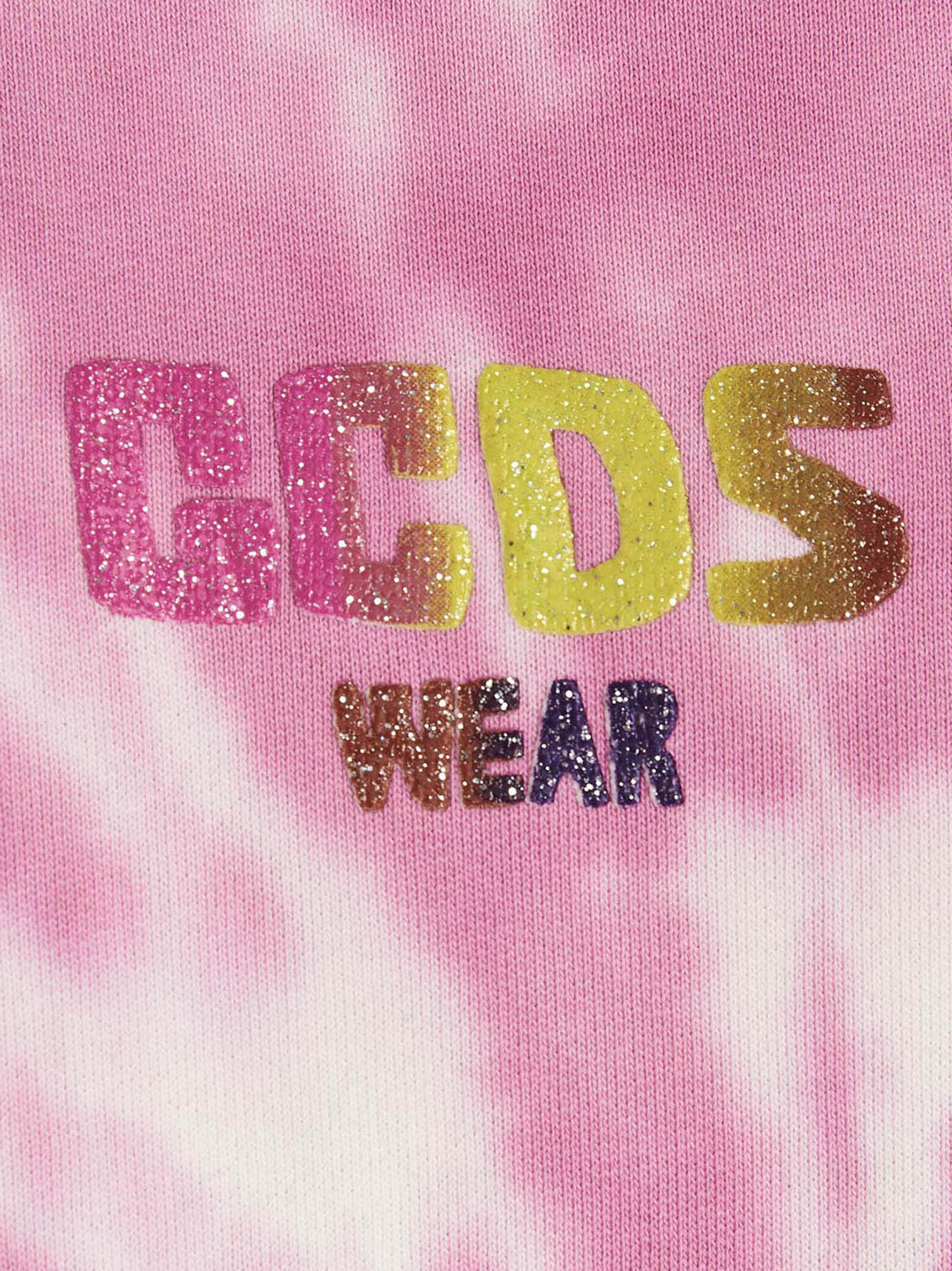 Sweatshirt Hoodie by GCDS for men in cotton multicolor, tie-dye & print features an avant-garde silhouette, showcasing a sophisticated and detail for a truly avant-garde finish.