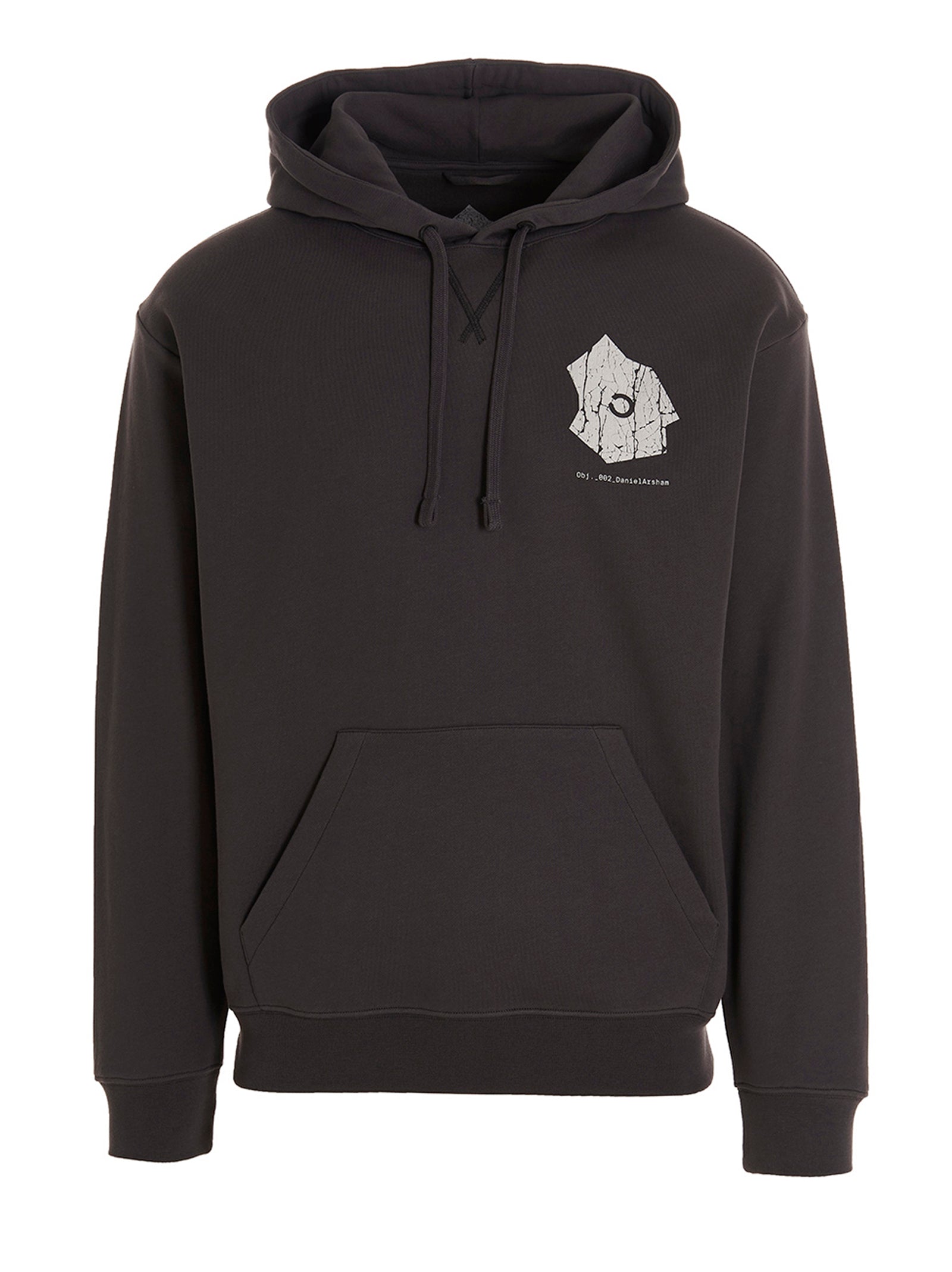 Sweatshirt Hoodie by Objects IV Life for men in cotton gray & print showcases a city-ready silhouette, artfully detailed with a signature hooded neckline and for a city-ready finish.