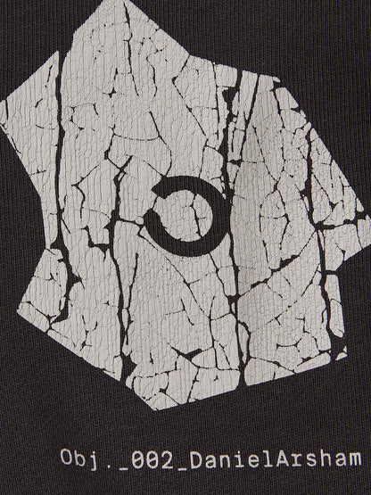 Sweatshirt Hoodie by Objects IV Life for men in cotton gray & print features an avant-garde silhouette, showcasing a sophisticated and detail for a truly avant-garde finish.
