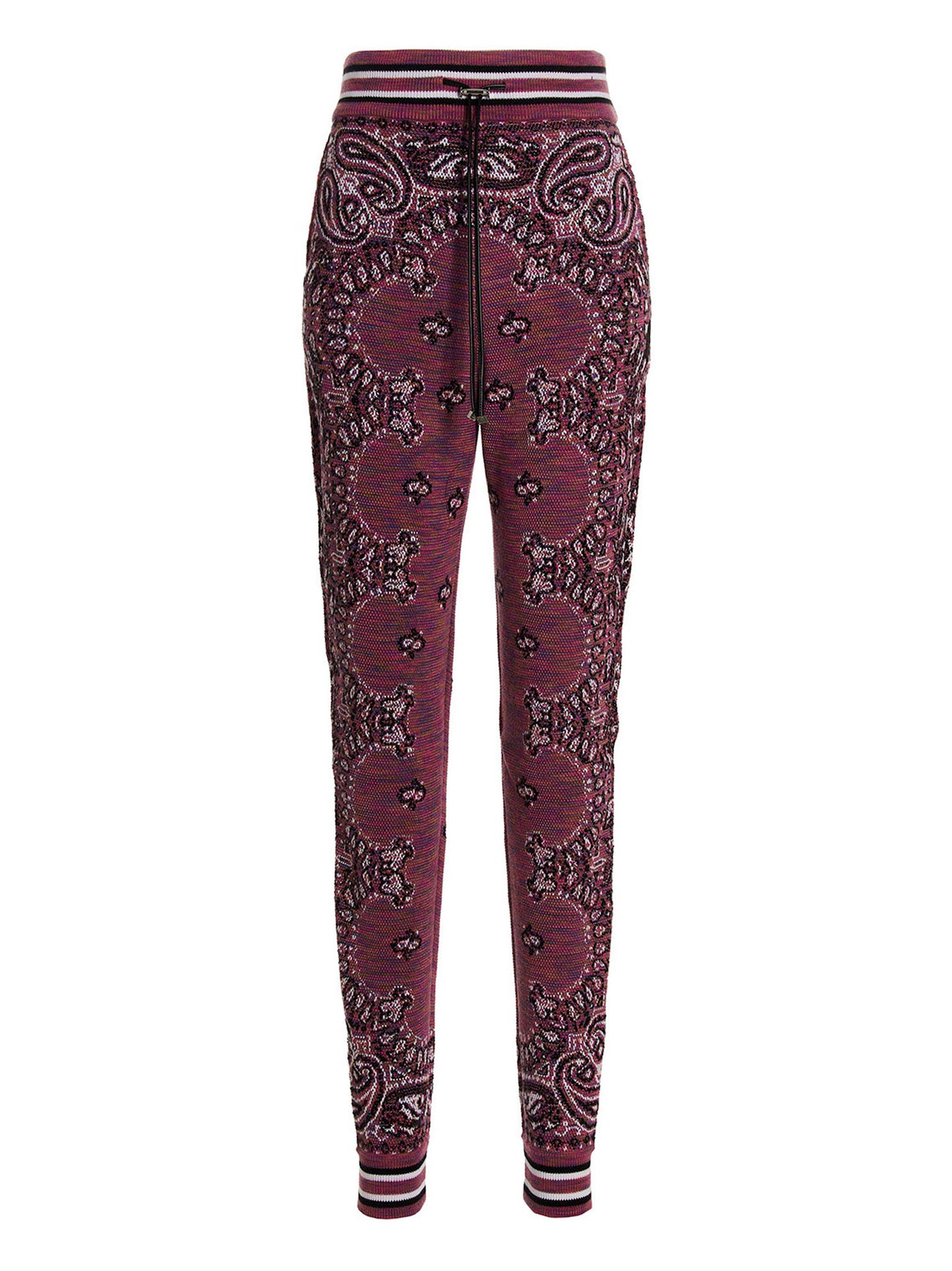 Joggers by Amiri for women in cotton purple & patterned features an sophisticated and with a precise long, creating a sophisticated and sophisticated silhouette.
