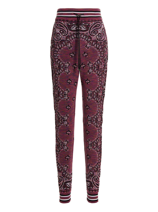 Joggers by Amiri for women in cotton purple & patterned features an sophisticated and with a precise long, creating a sophisticated and sophisticated silhouette.