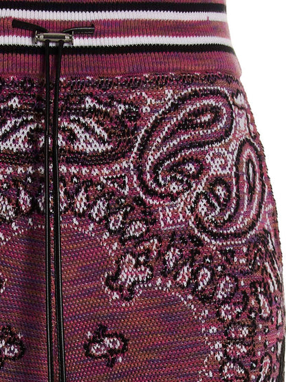 Joggers by Amiri for women in cotton purple & patterned features a refined silhouette with a refined , defined by a and a refined long for a refined finish.