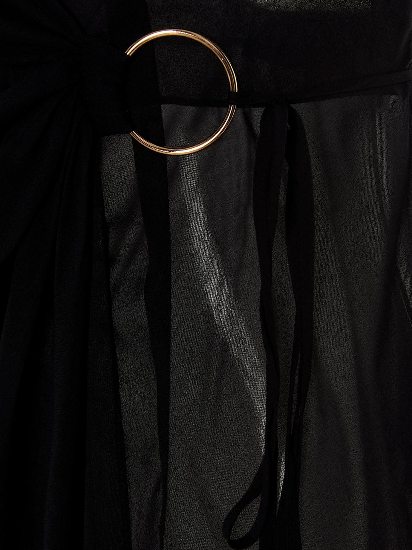 Dress by Louisa Ballou for women in silk black features an sultry silhouette defined by a and , falling to an sultry long for a sultry look.