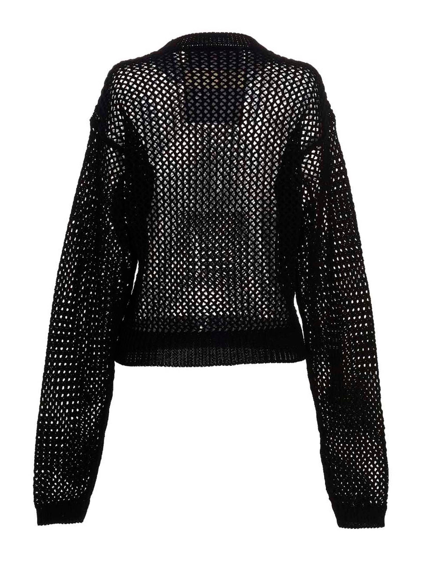 Cardigan by RAMAEL for women in cotton black features a nuanced silhouette with a refined and nuanced detailing for a sophisticated look.