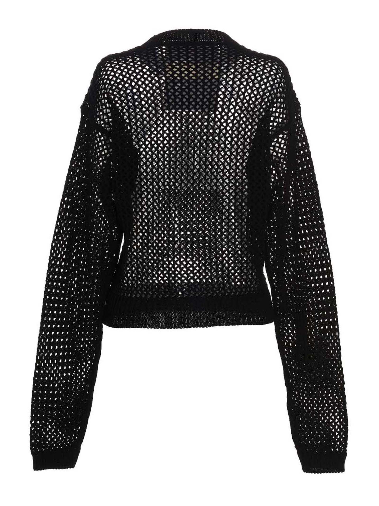 Cardigan by RAMAEL for women in cotton black features a nuanced silhouette with a refined and nuanced detailing for a sophisticated look.