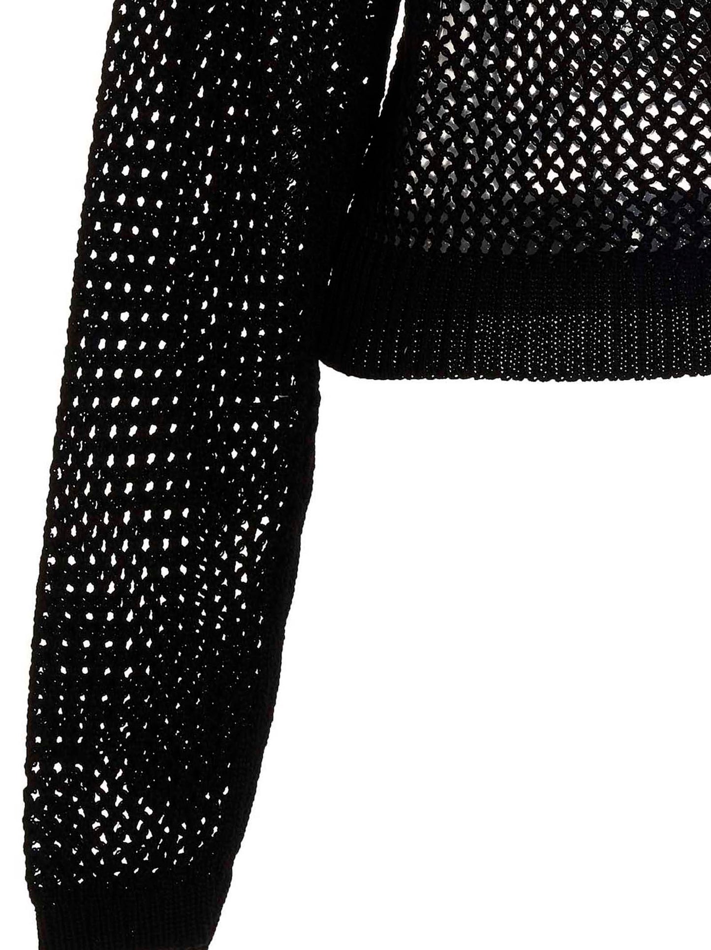 Cardigan by RAMAEL for women in cotton black features an crisp silhouette, showcasing a sophisticated and detail for a truly crisp finish.