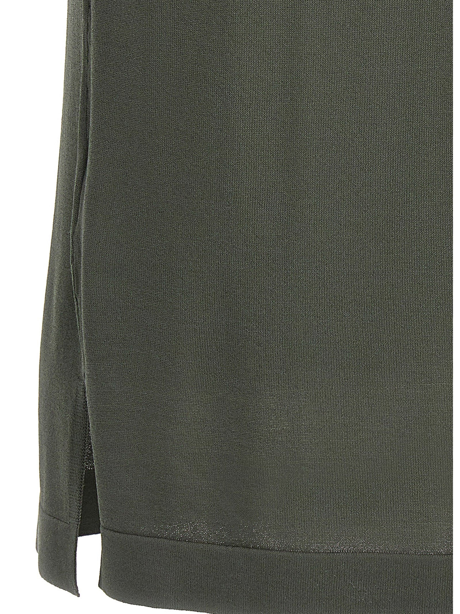 T-Shirt by P.A.R.O.S.H. for women in polyamide viscose bicolour & green showcases a unassuming silhouette, artfully detailed with a refined and unassuming for a sophisticated, contemporary look.