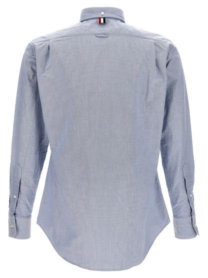 Thom Browne Blue Cotton Blouse
