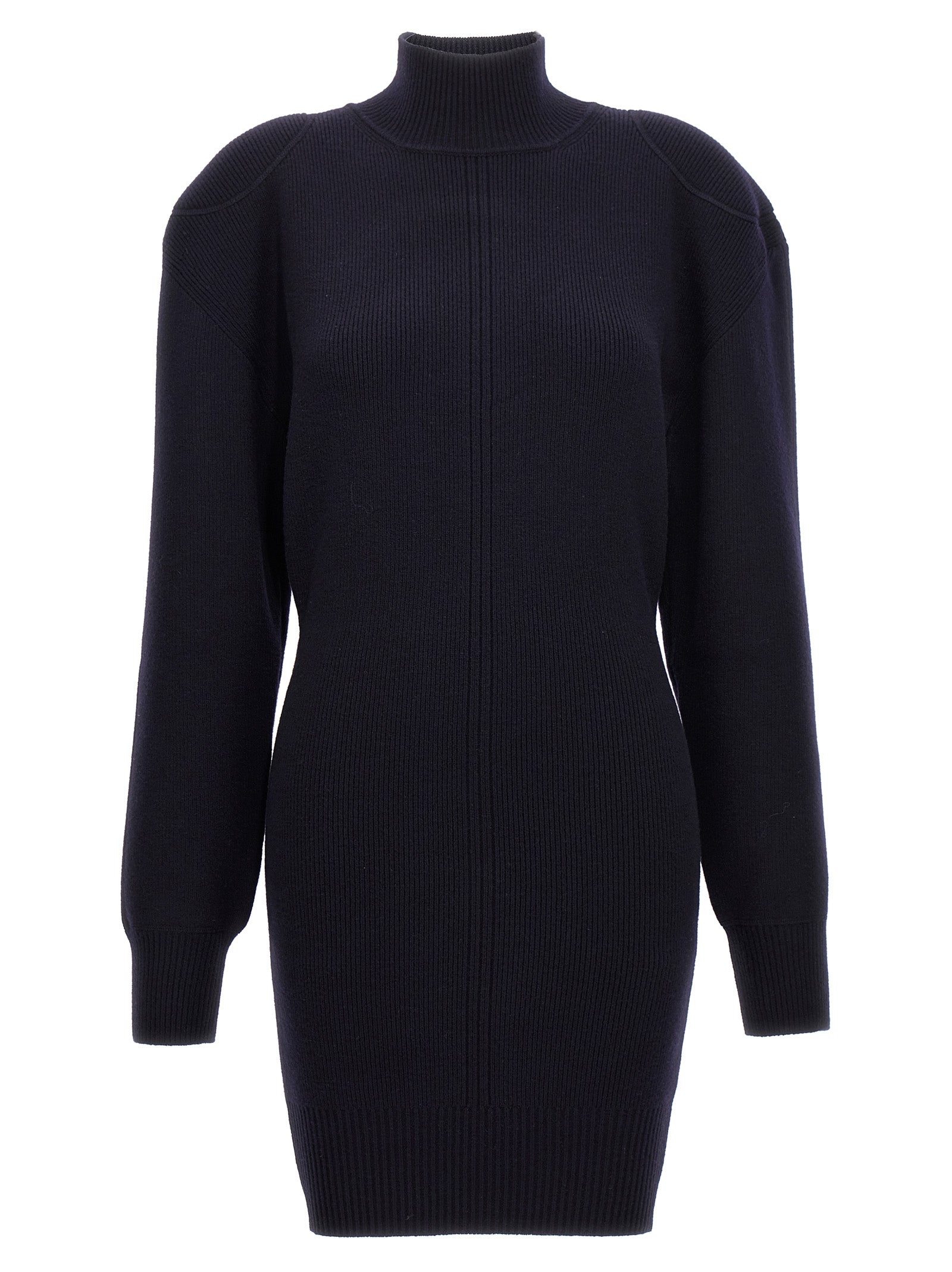 Skirt by Stella McCartney for women in polyamide wool blue showcases a dramatic silhouette, artfully capturing the essence of the Women's Polyamide Wool Midi Skirt in a dramatic midi cut for a refined look.