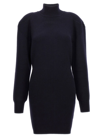Skirt by Stella McCartney for women in polyamide wool blue showcases a dramatic silhouette, artfully capturing the essence of the Women's Polyamide Wool Midi Skirt in a dramatic midi cut for a refined look.