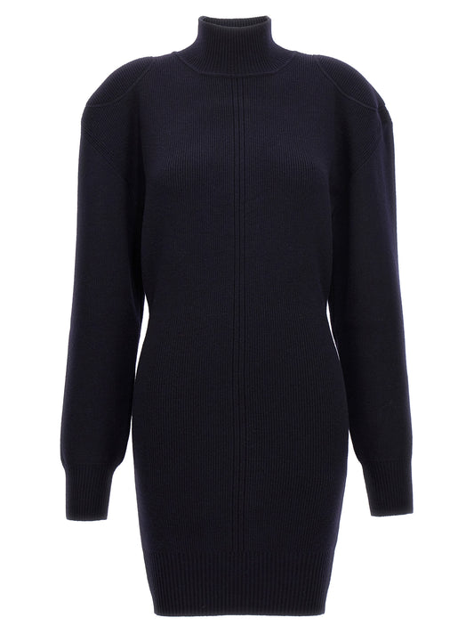 Skirt by Stella McCartney for women in polyamide wool blue showcases a dramatic silhouette, artfully capturing the essence of the Women's Polyamide Wool Midi Skirt in a dramatic midi cut for a refined look.