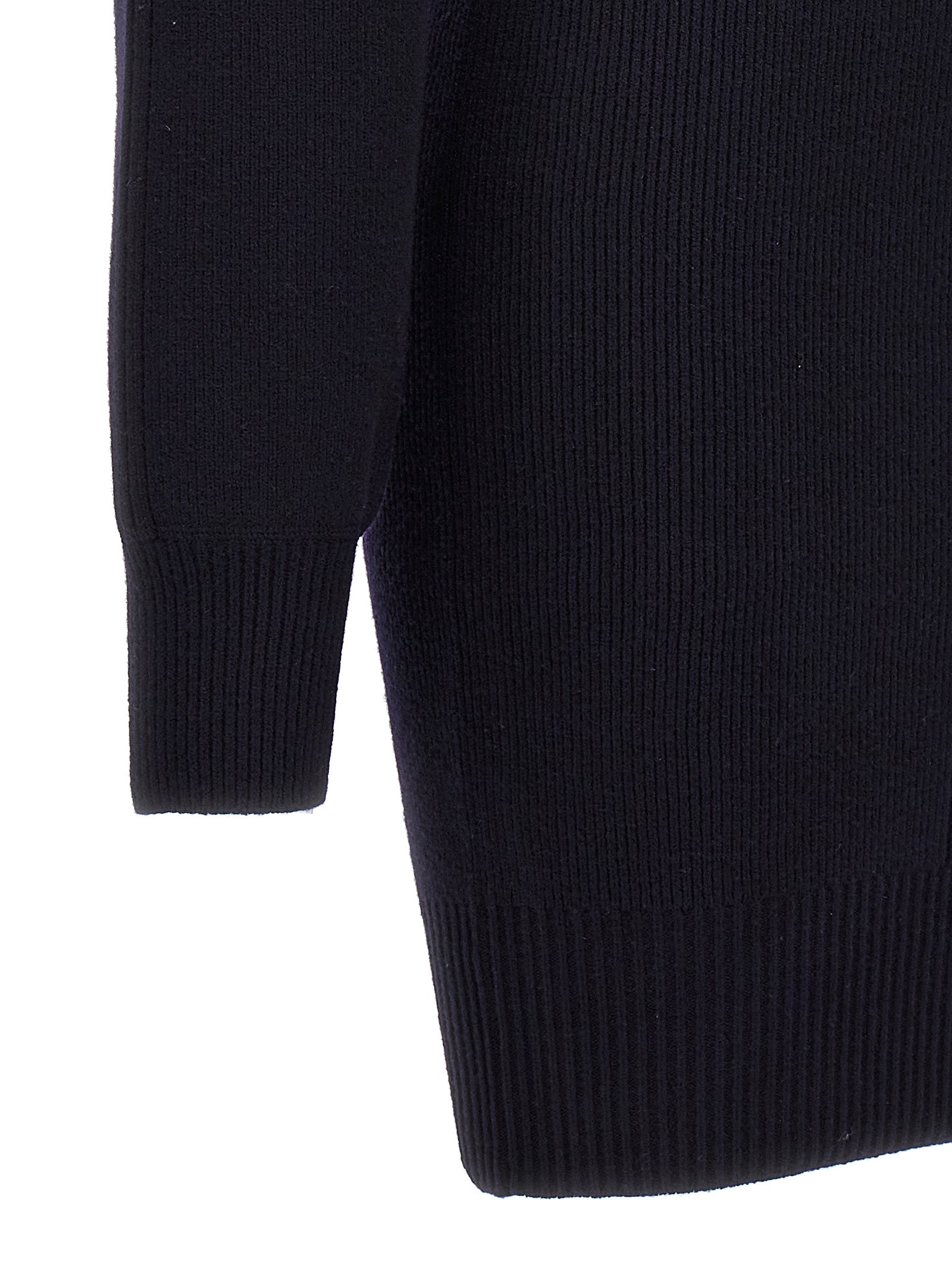 Skirt by Stella McCartney for women in polyamide wool blue features an relaxed-yet-refined silhouette that elegantly showcases the Women's Polyamide Wool Midi Skirt design and sophisticated midi.