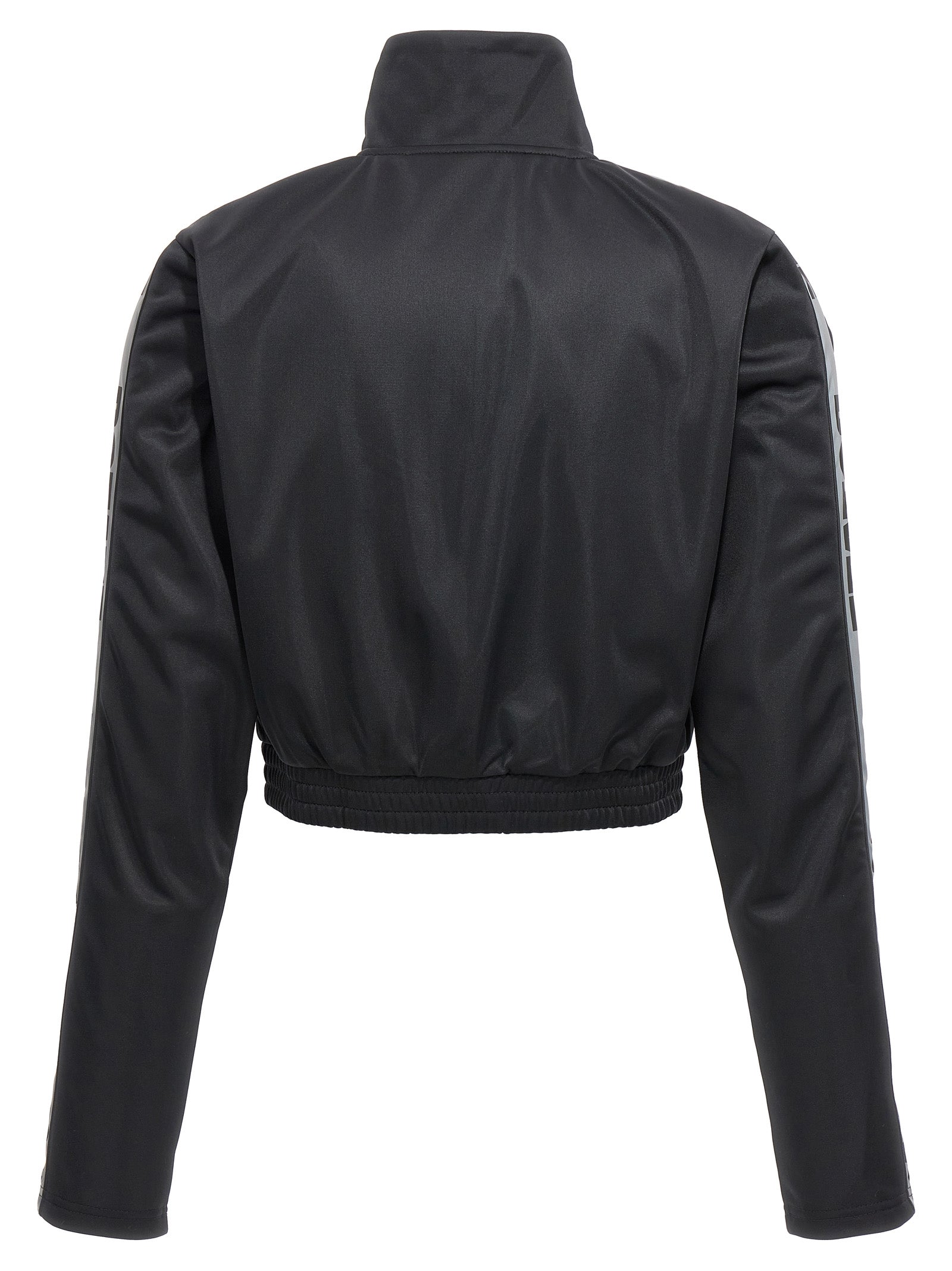 Activewear Sweatshirt by ROTATE BIRGER CHRISTENSEN for women in polyester black showcases a versatile silhouette, artfully detailed with a versatile high-collar neckline and for a versatile finish with .
