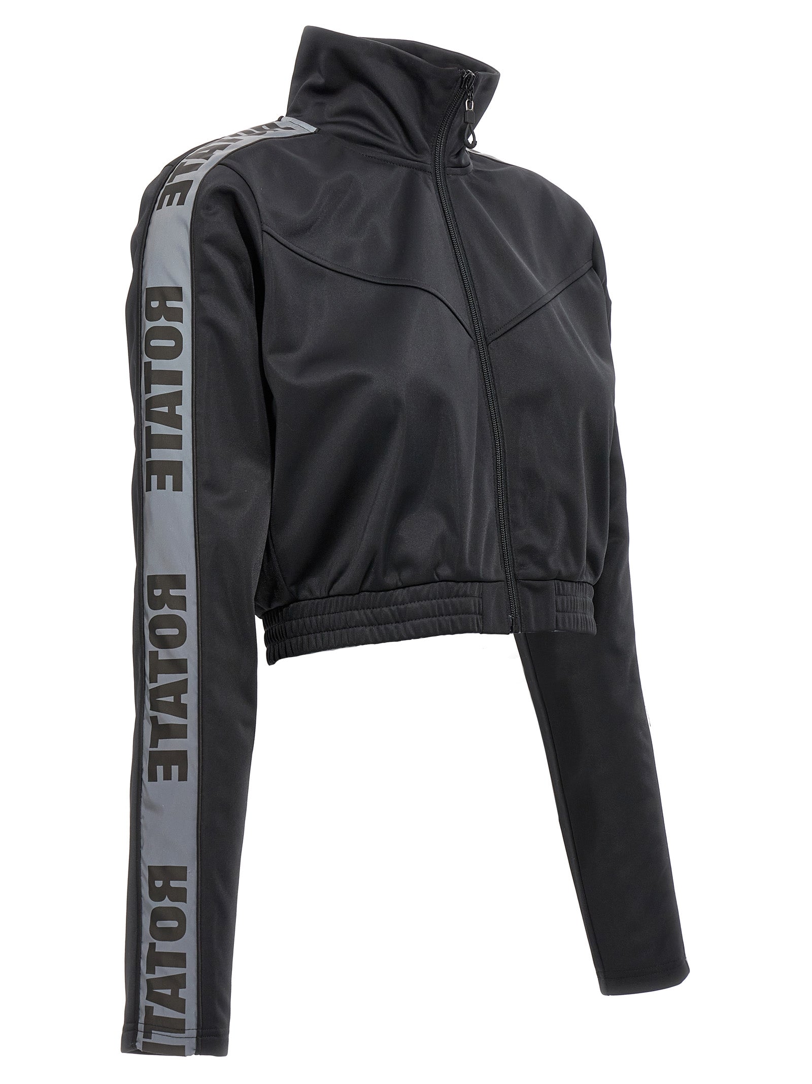 Activewear Sweatshirt by ROTATE BIRGER CHRISTENSEN for women in polyester black showcases a versatile silhouette, artfully detailed with a versatile high-collar neckline and for a versatile finish with .
