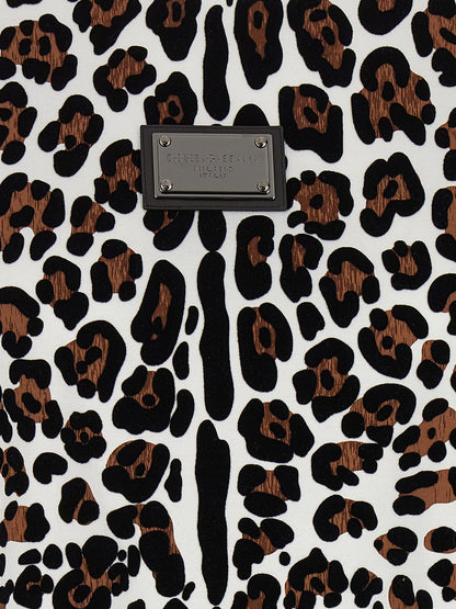 T-Shirt by Dolce & Gabbana for women in cotton animal, multicolor & print showcases a fashionable silhouette, elegantly detailed with a fashionable and for a sophisticated, high-fashion look.