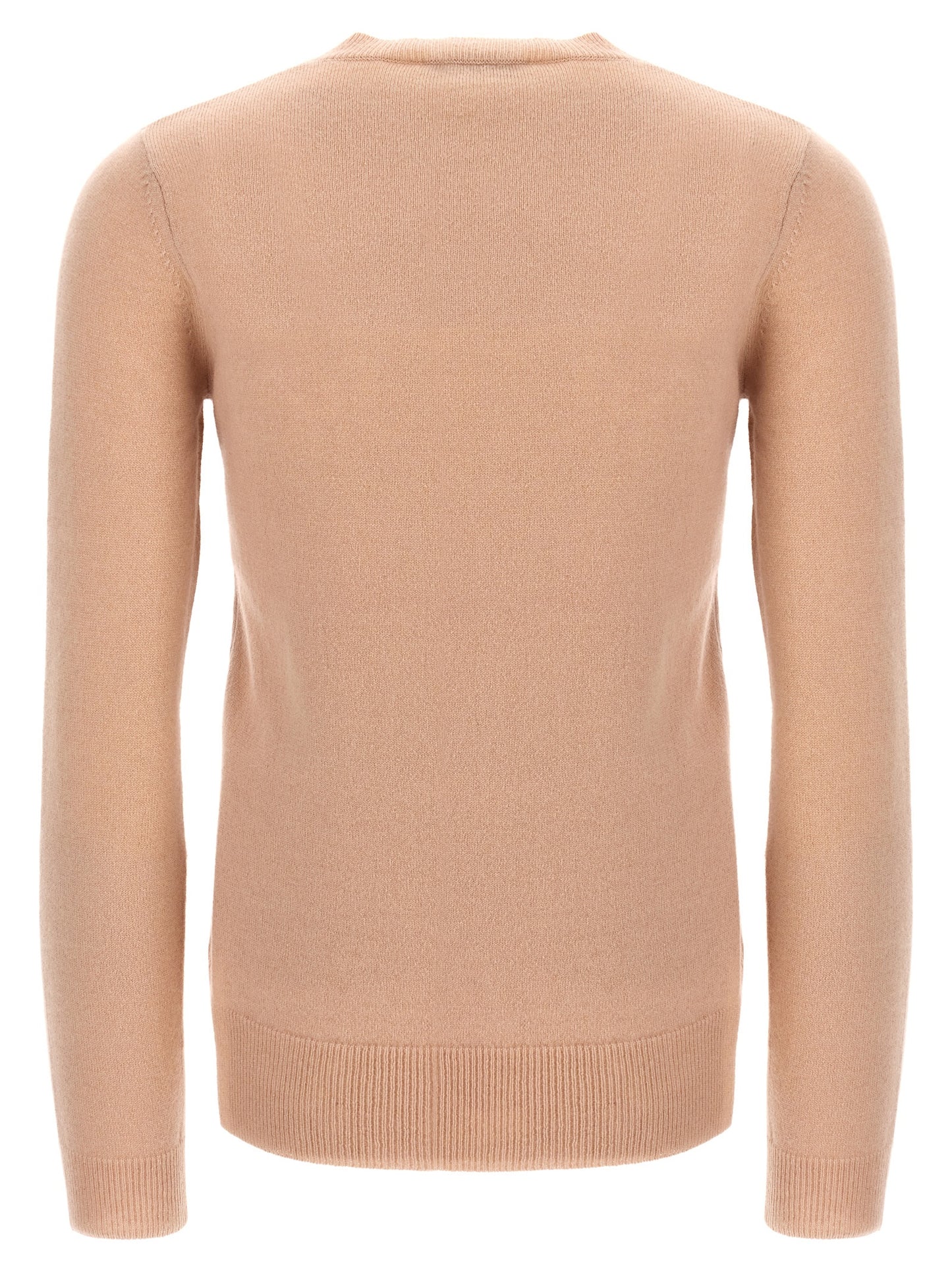 Cardigan by Max Mara for women in cashmere multicolor & pink features a dramatic silhouette, showcasing a sophisticated crew neckline and dramatic detail for a timeless, premium look.