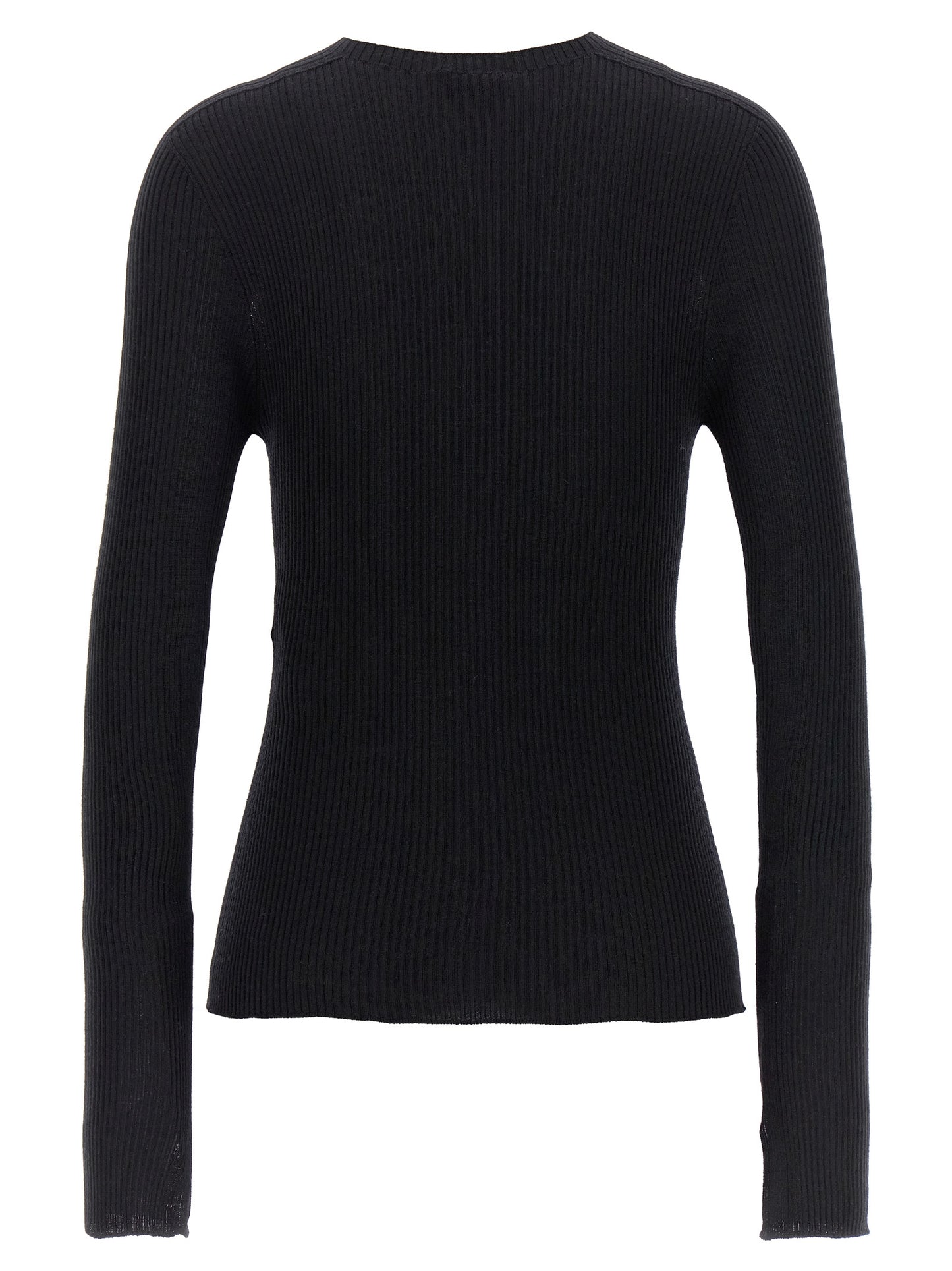 Cardigan by Lanvin for women in cashmere silk black features an crisp silhouette, showcasing a sophisticated and detail for a truly crisp finish.