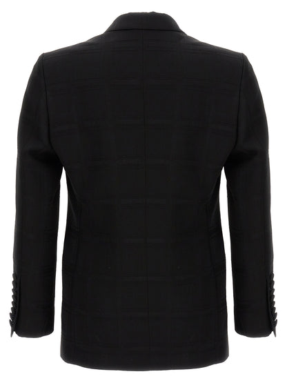Blazer by Etro for men in virgin wool black showcases a discerning silhouette, elegantly detailed with a sophisticated and premium for a truly discerning finish.