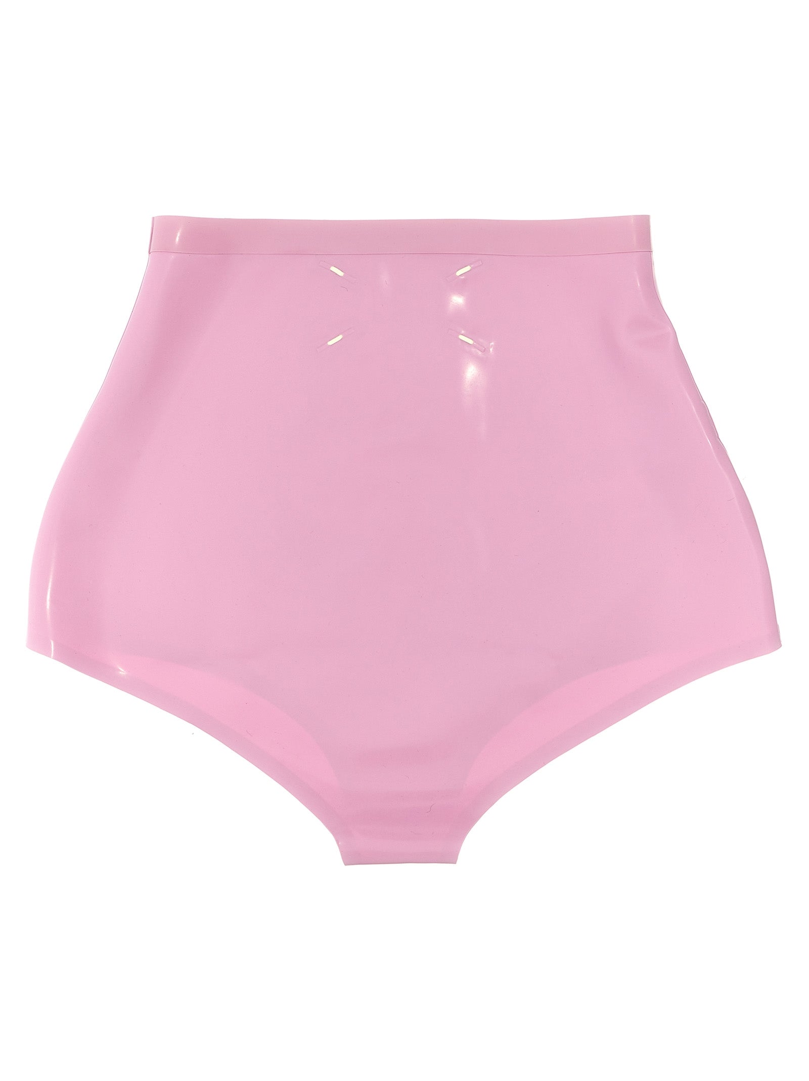 Underpants Briefs by Maison Margiela for women in lurex multicolor & pink features an nuanced silhouette, showcasing the nuanced design of this Women's High Rise Lurex Underpants Briefs with an nuanced fit and refined finish.