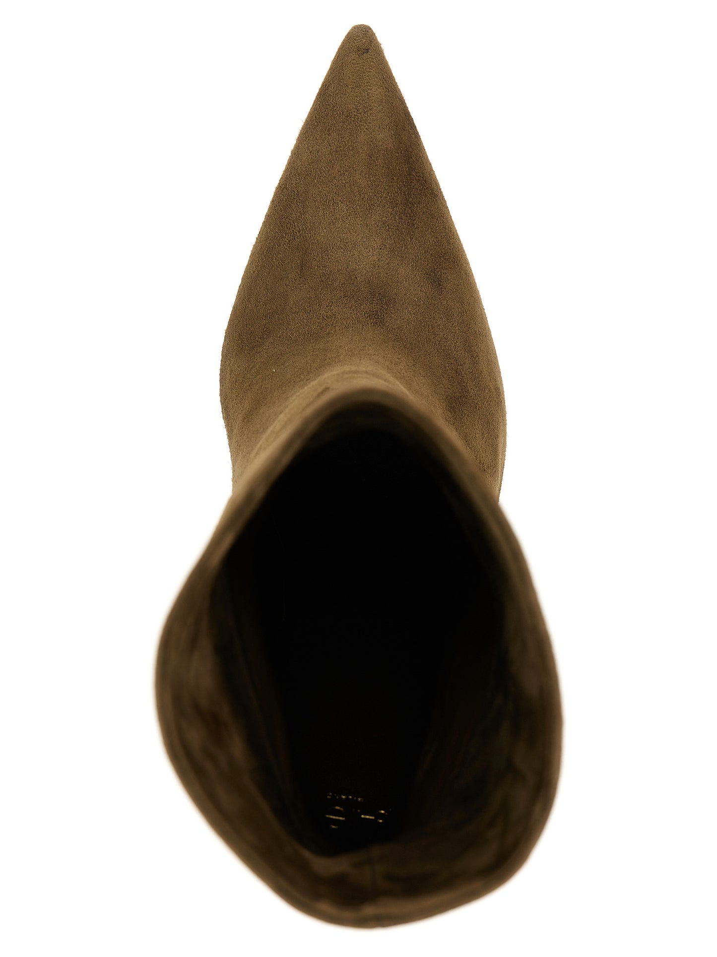 Wedge Ankle Boots by ALEVÌ for women in suede leather bicolour & green showcases a ergonomic silhouette from the Essence Women's Suede Leather Wedge Ankle Boots collection, featuring a ergonomic wedge and a ergonomic pointed toe style.